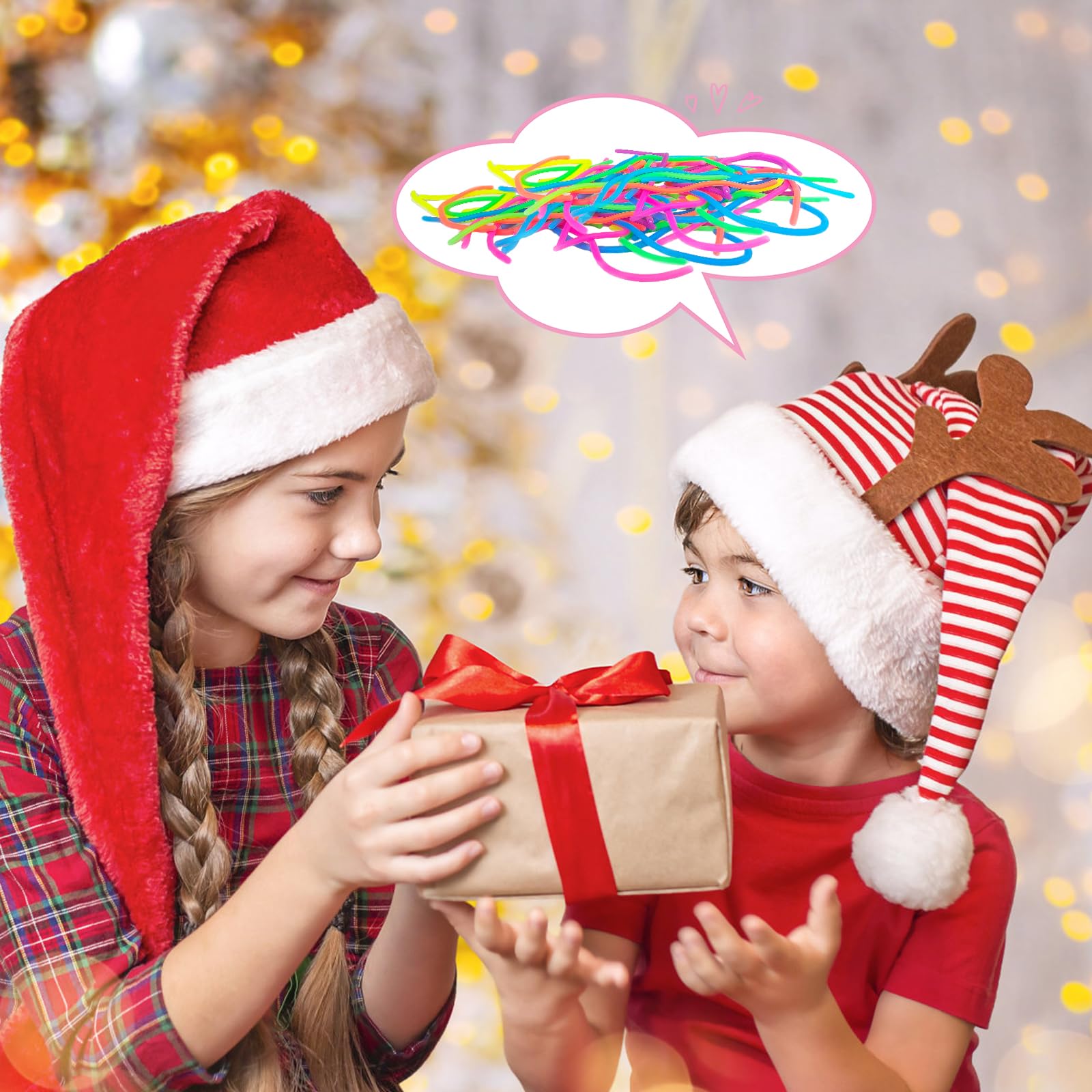 Colorful Flexible Sensory Fidget Strings