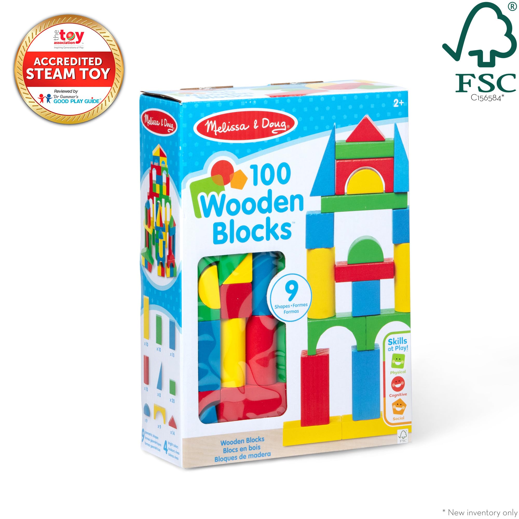 Colorful Wooden Building Blocks