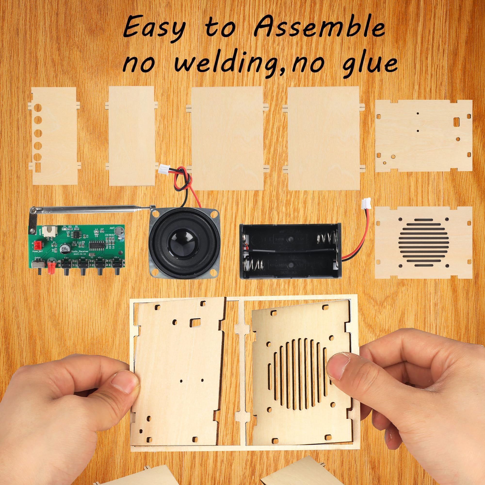 Classic Wood FM Radio Assembly Kit