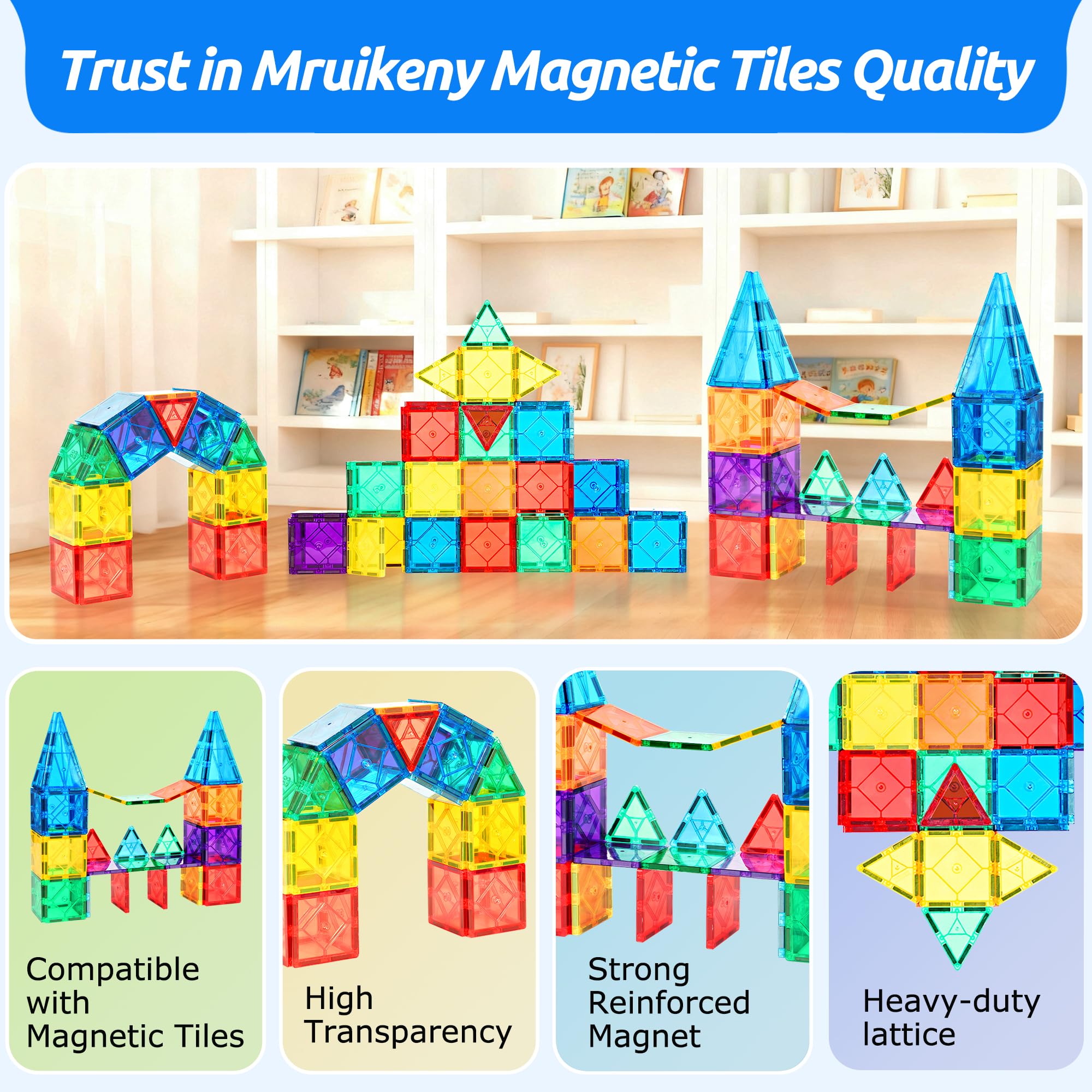 Magnetic Discovery Tiles for Creative Minds