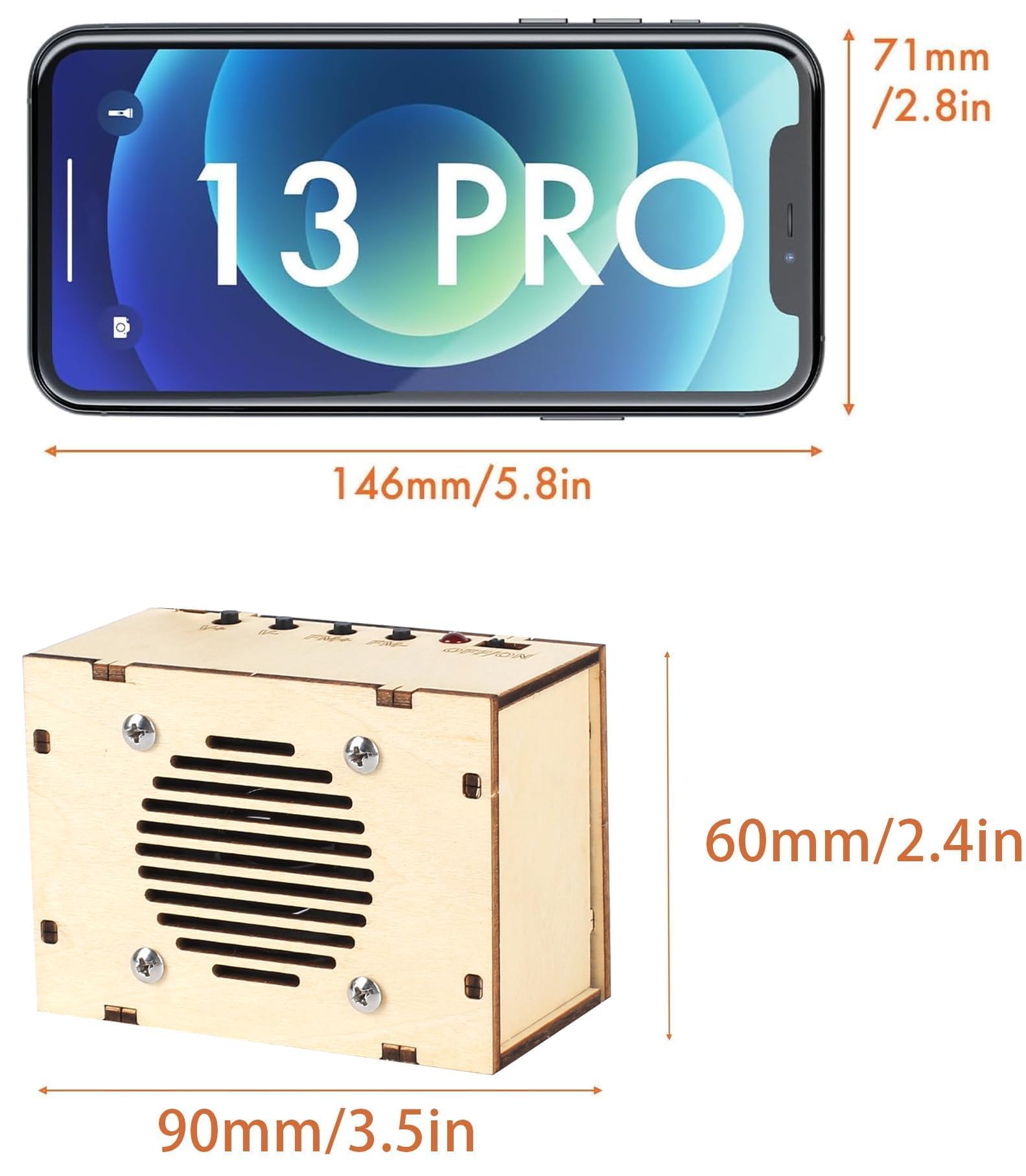 Classic Wood FM Radio Assembly Kit
