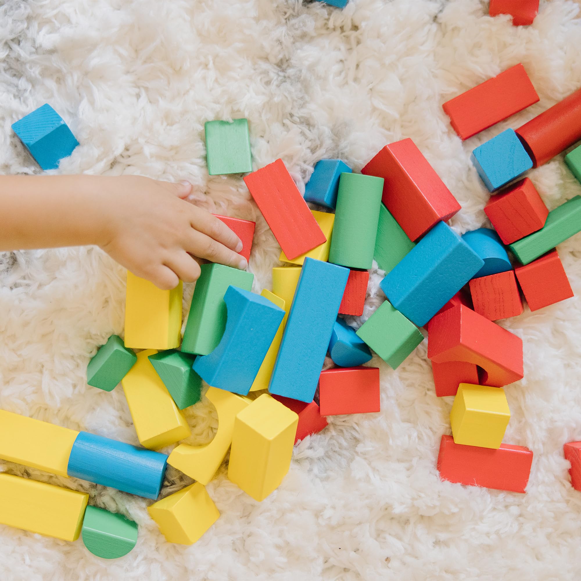 Colorful Wooden Building Blocks