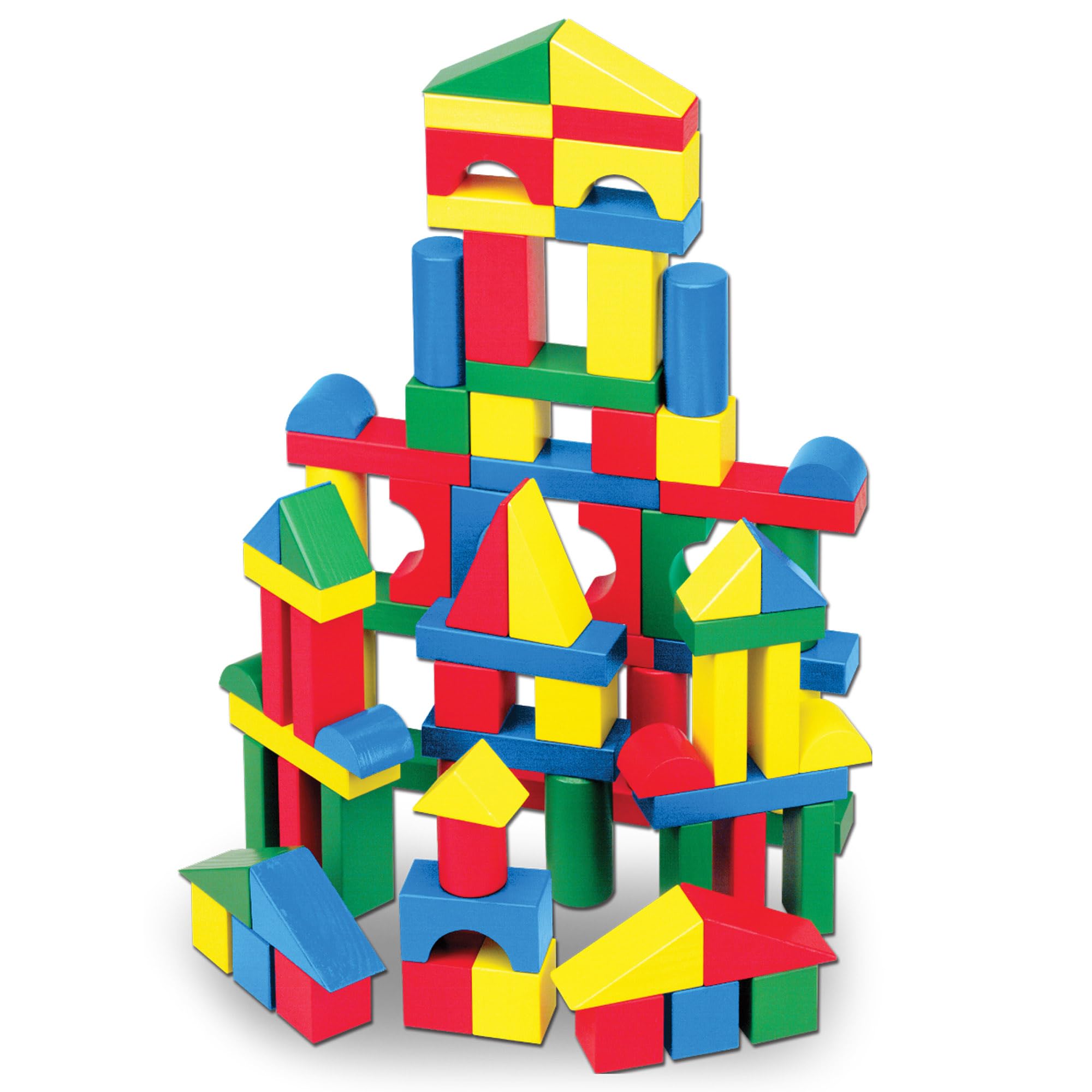 Colorful Wooden Building Blocks