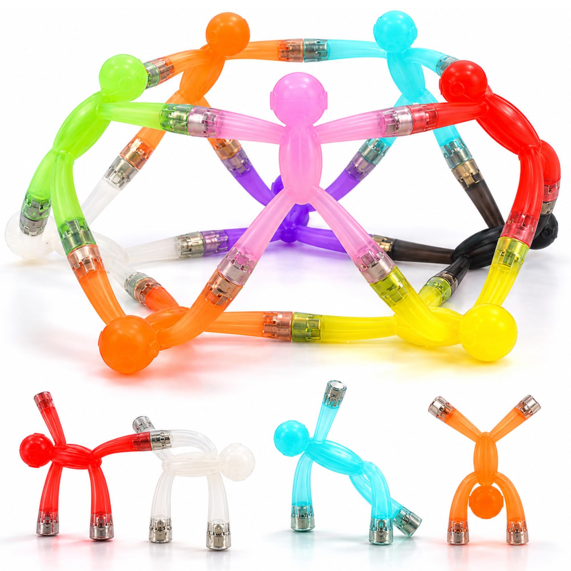 Magnetic Poseable Figures for Creative Play