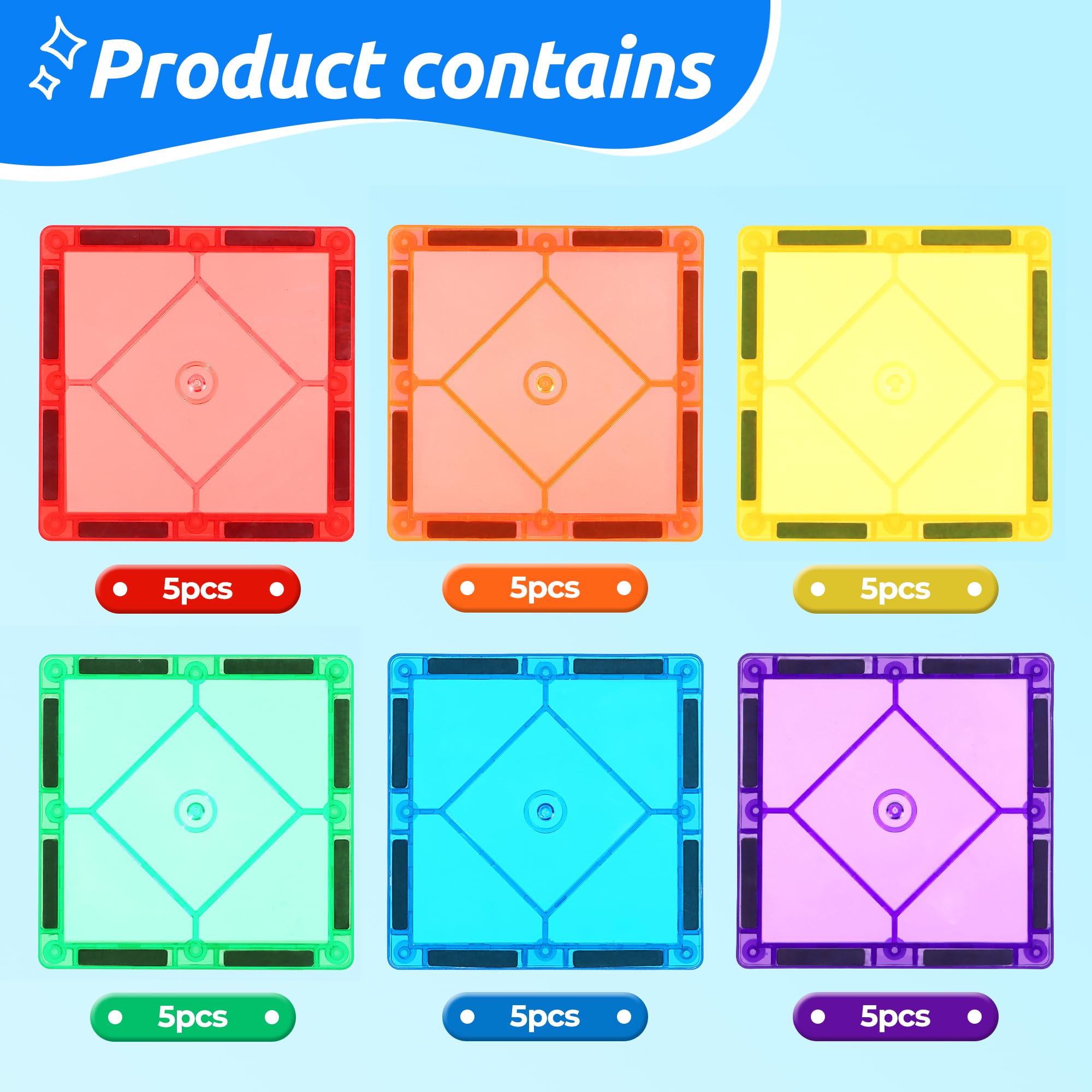 Magnetic Discovery Tiles for Creative Minds